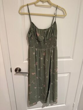 Wilfred Floral Smocked Midi Dress